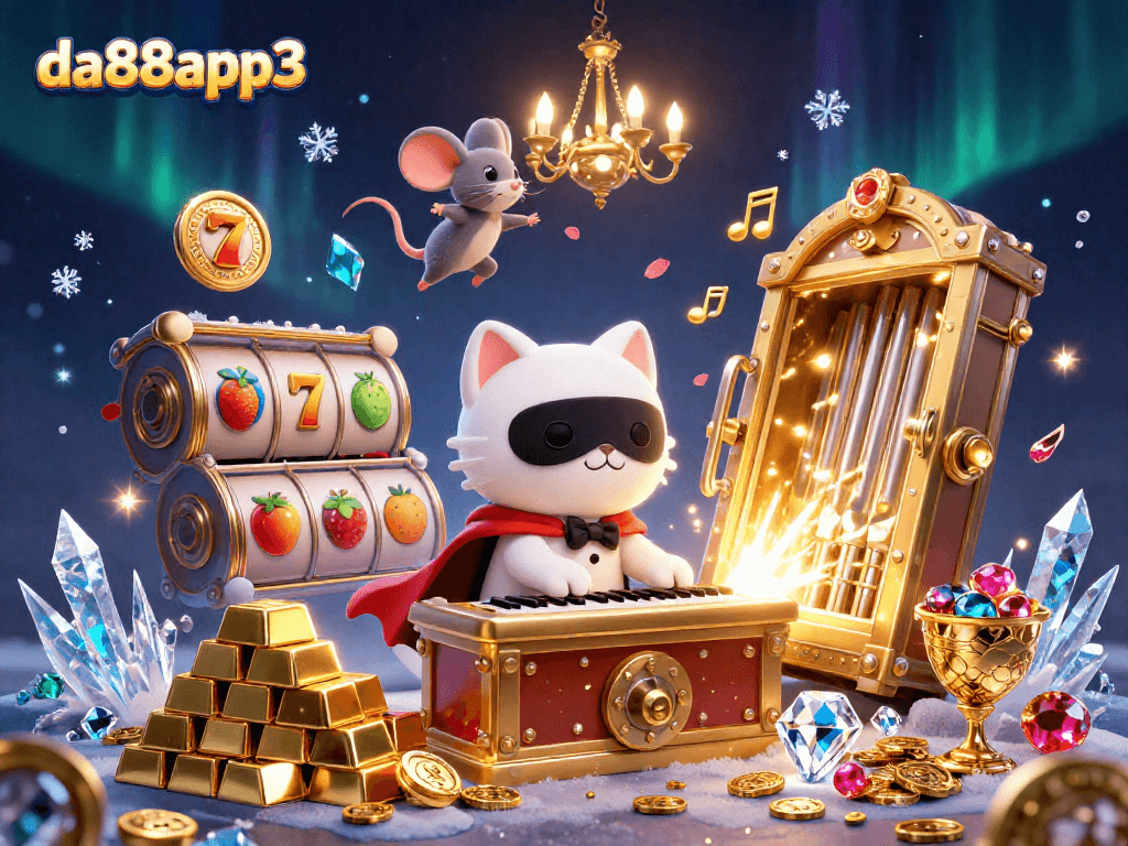 Experience da88app3 with vibrant slot scenes featuring a phantom cat at a casino