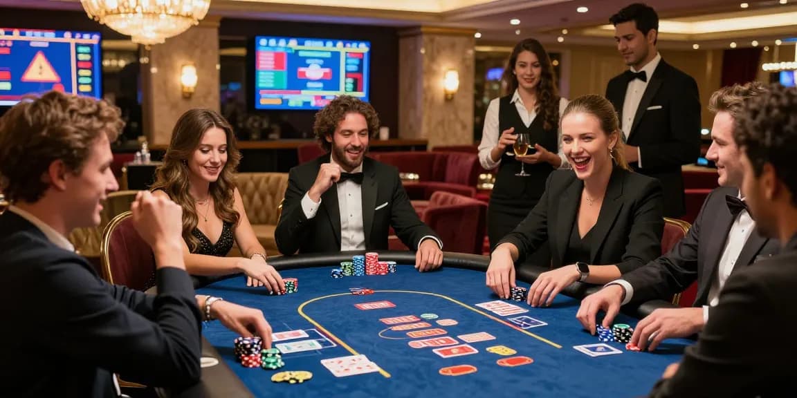 Experience the excitement at https://xx88.se.net/ with friends around a vibrant poker table in a luxurious casino.