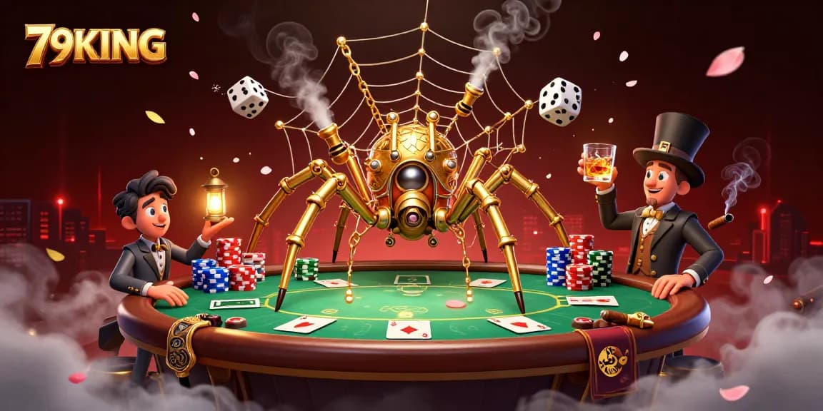Catch thrilling action at 79KING's steampunk casino with poker elements and dynamic characters.