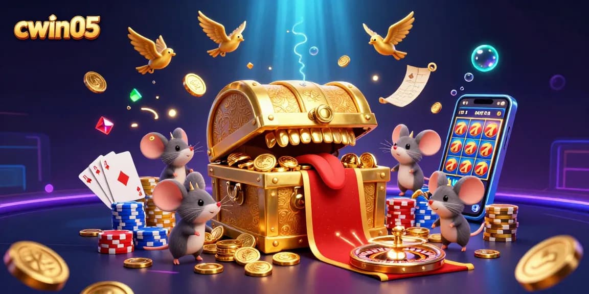 Engage with thrilling adventures at cwin05 with gold coins and vibrant casino elements.