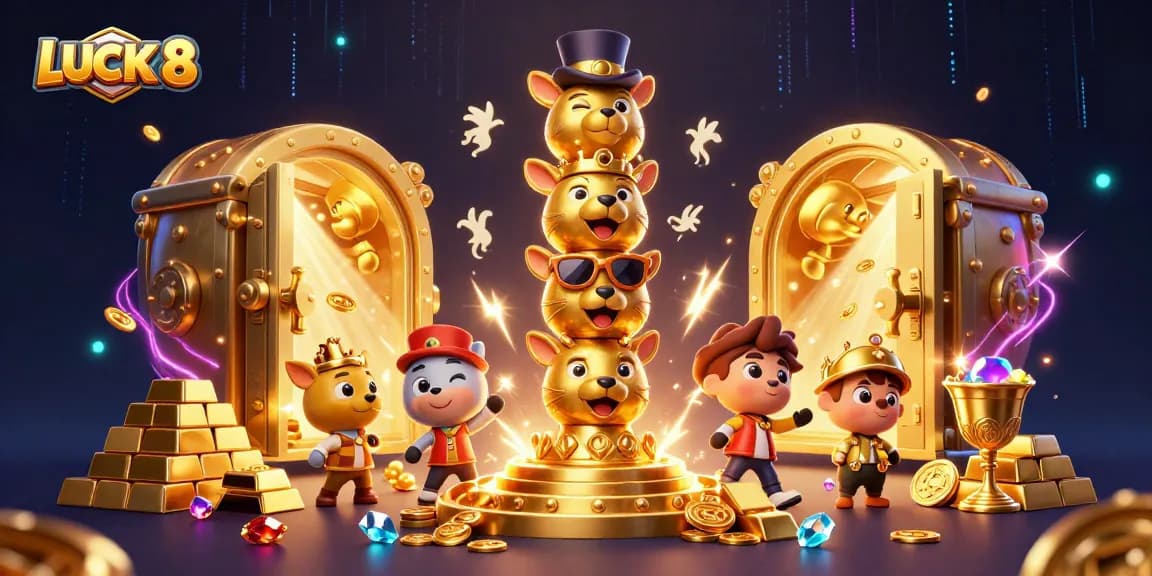Experience thrilling gameplay at LUCK 8 with vibrant animations and captivating casino visuals.