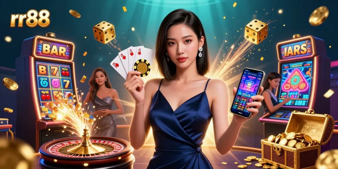 Experience thrilling gameplay at rr88 with vibrant slots, a confident dealer, and rich rewards.