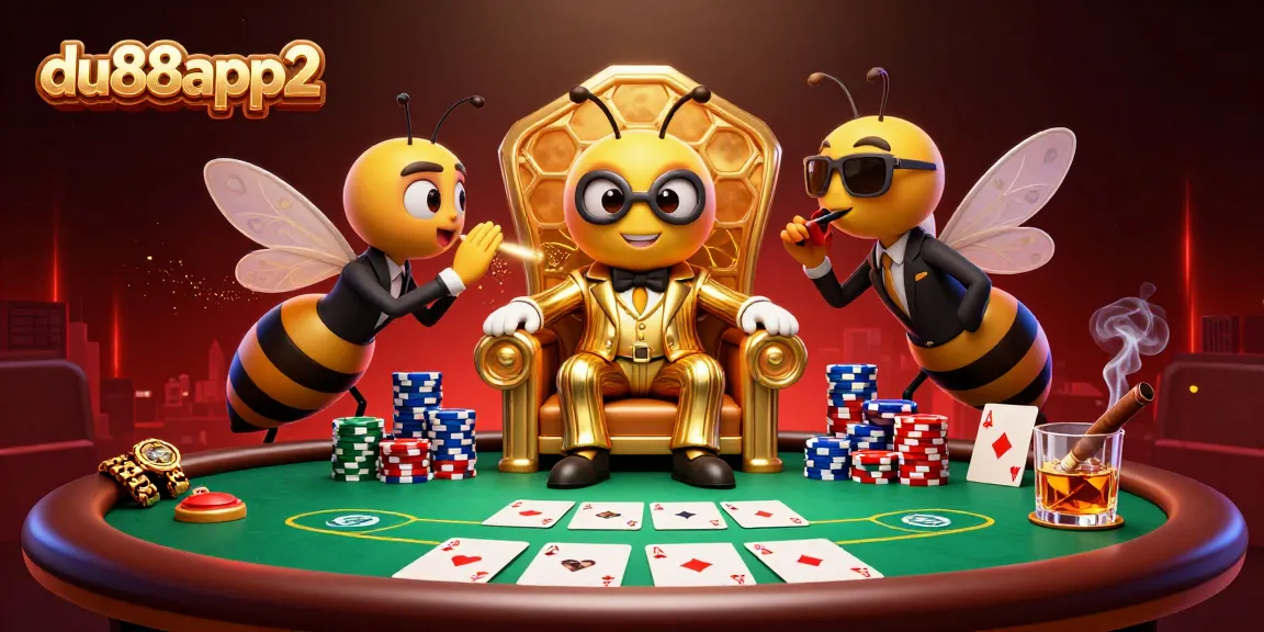 Experience high-stakes poker with du88app2's vibrant characters and dynamic casino elements.