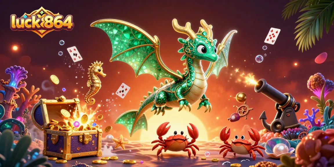 Embark on thrilling casino adventures with luck8864, featuring spirited sea characters and captivating treasures.