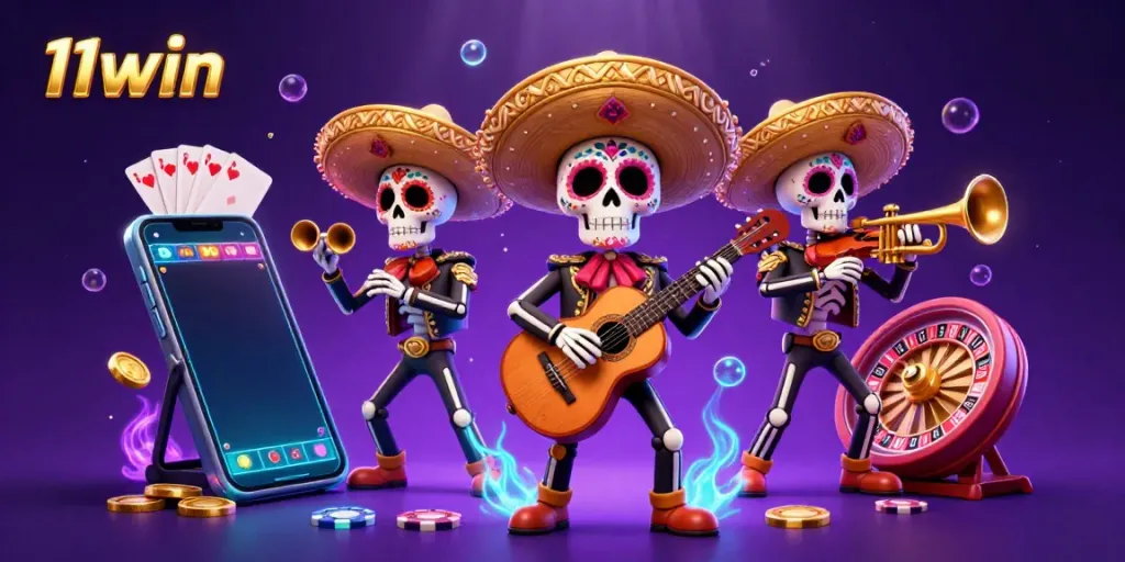Engage in thrilling online casino gameplay at 11win, featuring vibrant game elements and dynamic characters.