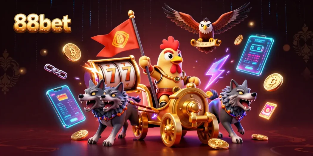 Engage with immersive casino gaming at 88bet featuring vibrant 3D characters in action.